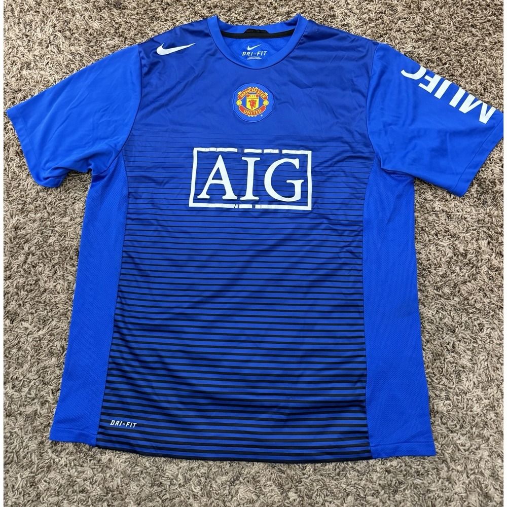 Manchester United 2011 Training Football Shirt Soccer Jersey Nike 377419-463 XL